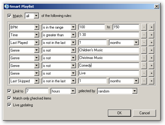 My Random Smart Playlist