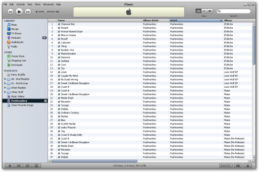 Simple Smart Playlist Example Result