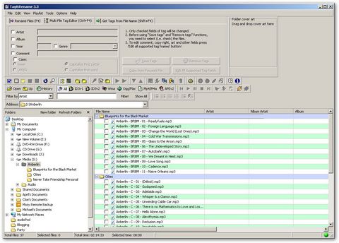 Tag & Rename (Main Window)